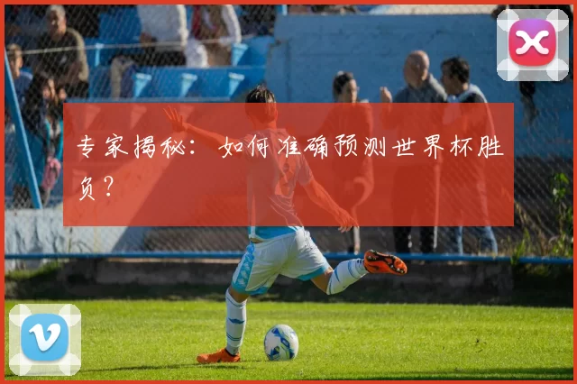 专家揭秘:如何准确预测世界杯胜负?