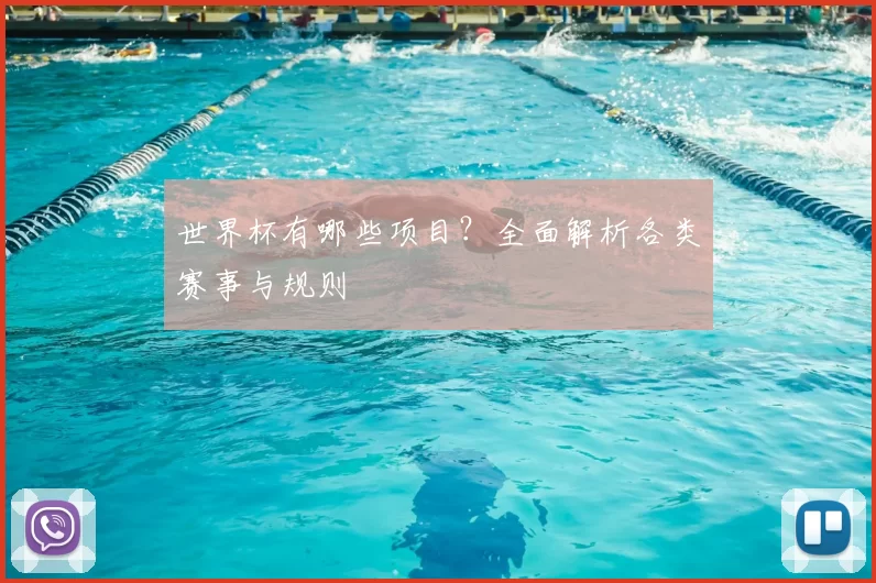 世界杯有哪些项目?全面解析各类赛事与规则